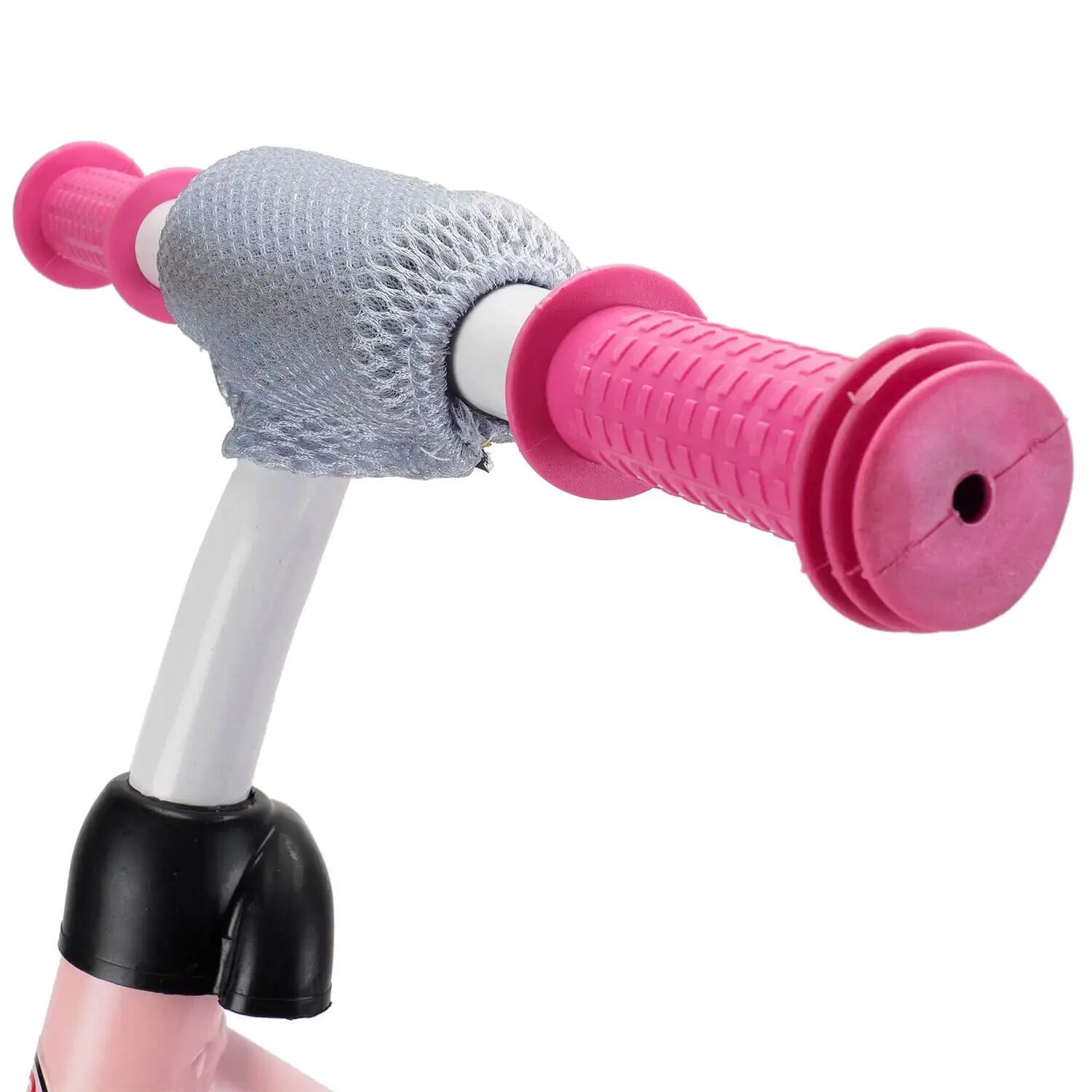 Bicicleta fara pedale pentru copii Happy Baby, 12 inch, roz 5/7