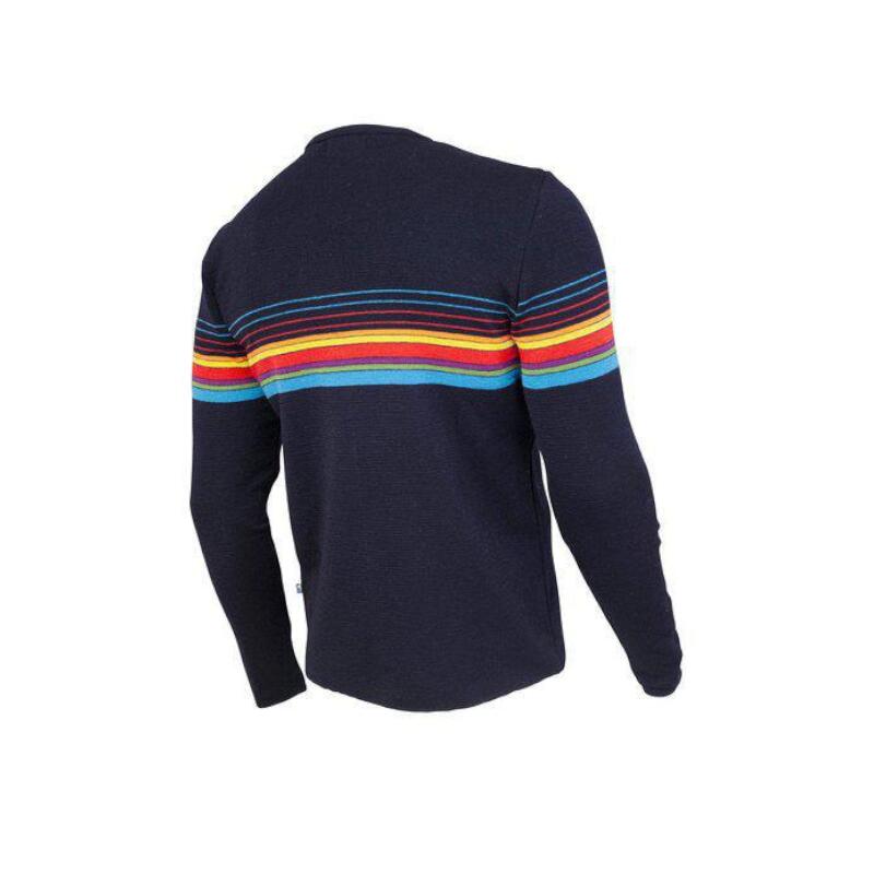 Wollen trui Retro-Hang Loose Navy ronde hals - Blauw 2/4