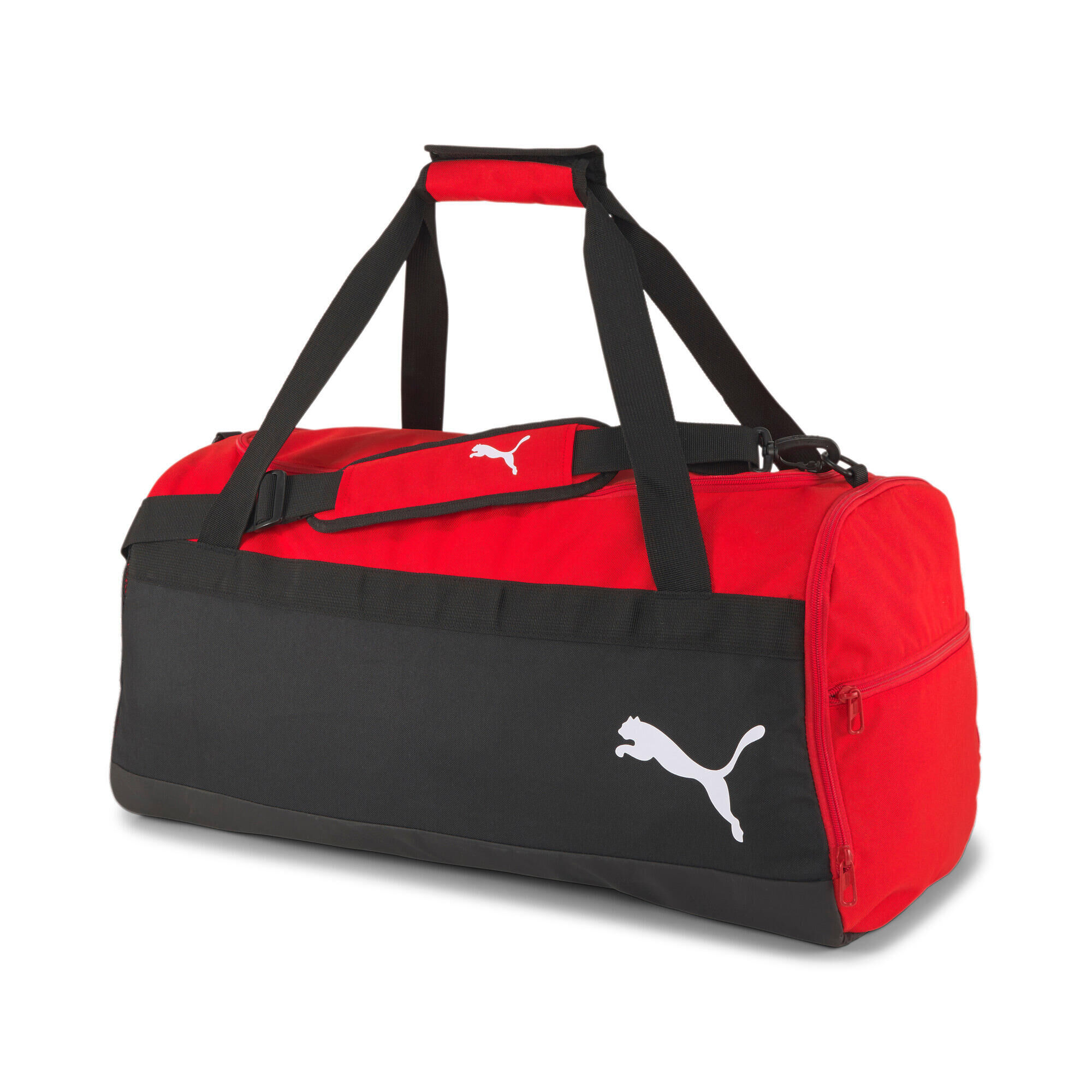 PUMA PUMA GOAL Medium Duffel Bag - Red-Black