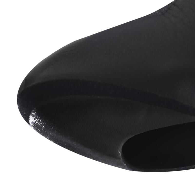 Couvre-chaussures de vélo - Néoprène - Noir 3/4