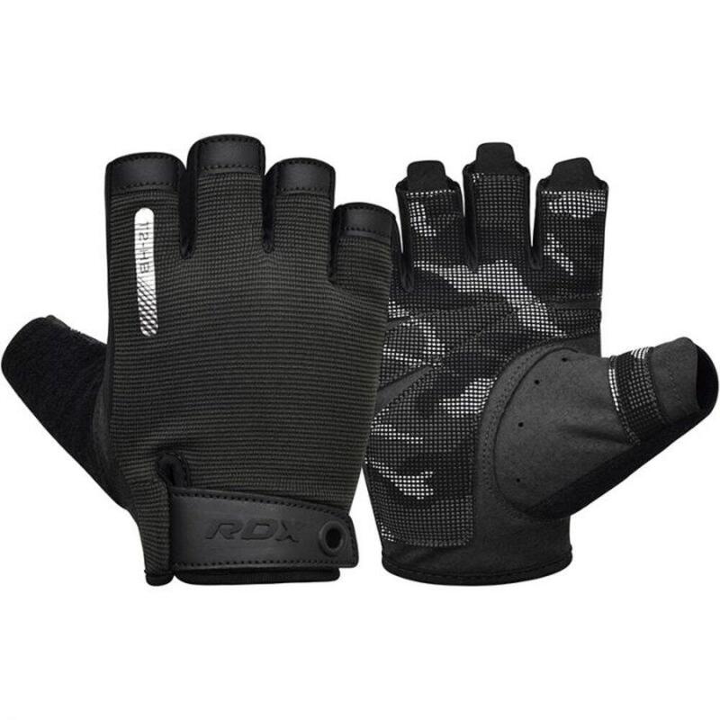 Gants de fitness T1 - Avec bouts de doigts ouverts - Camouflage - Unisexe