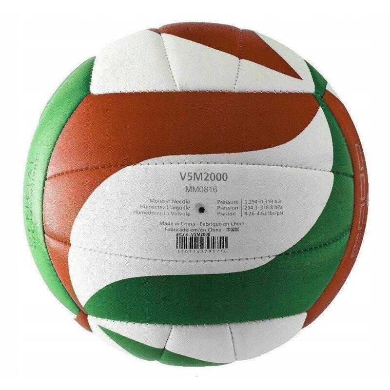 Ballon de volley - V5M2000 multicolour adulte