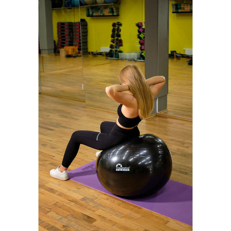 Piłka gimnastyczna Majestic Sport 65 cm z pompką