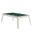 BILLARD STEEL CHENE SABLE - PIEDS GRIS - DRAP VERT