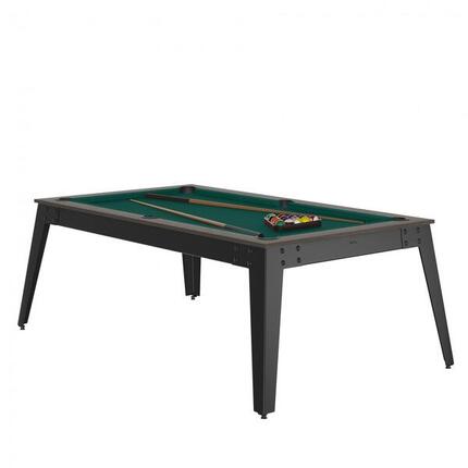 BILLARD STEEL ANTHRACITE - PIEDS GRIS - DRAP GREY