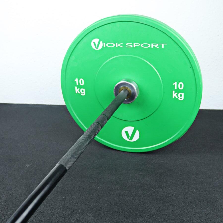 Barra Olímpica De 15kg De Halterofilismo Viok Sport 4/4