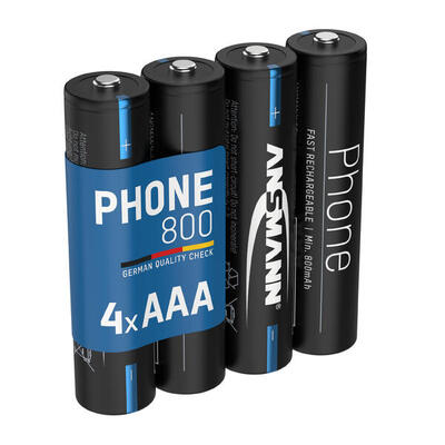 Telefon Akku AAA 800mAh 1.2V. 4 Stück. DECT