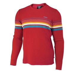 Pull col rond en laine Retro-Hang Loose Chili Red - Rouge