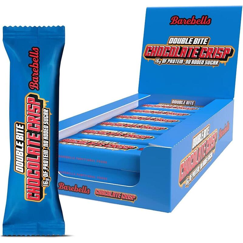 Barebells Protein Bar - Double Bite Chocolate Crisp 12 bars x 55g
