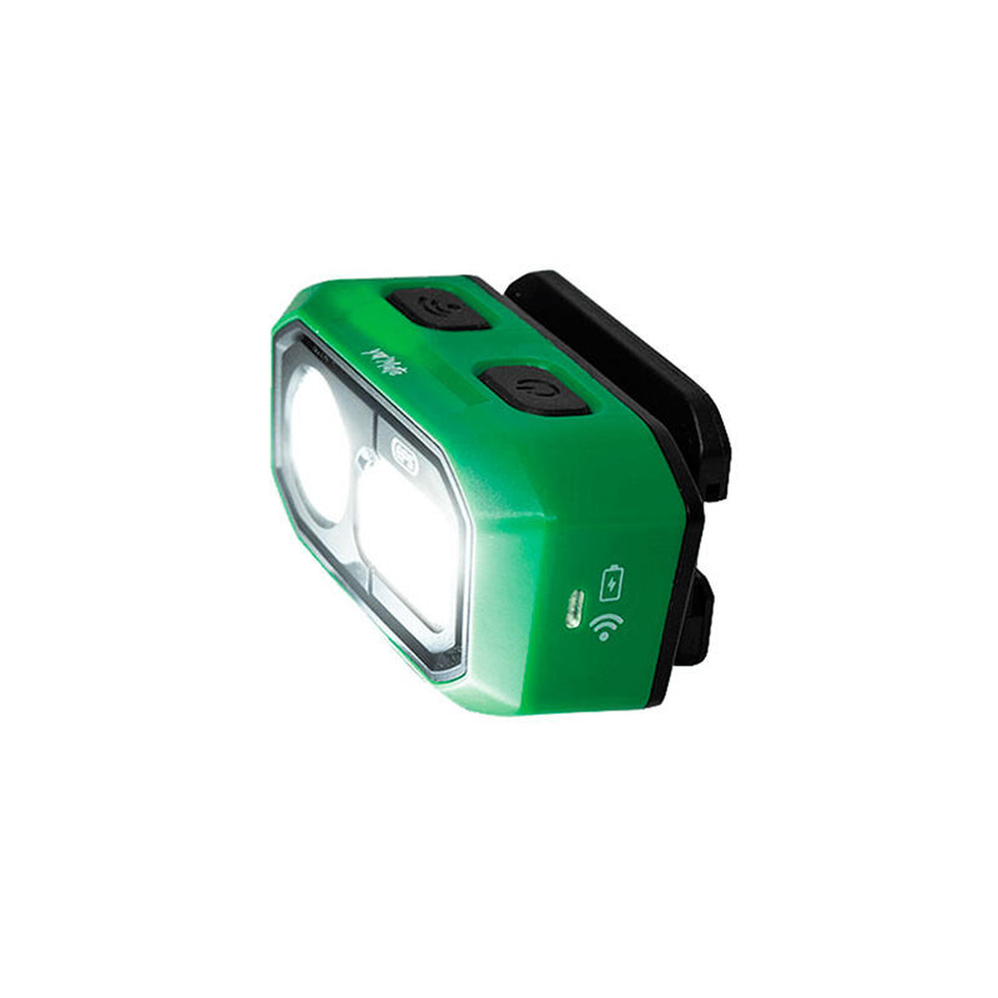 Linterna frontal LED recargable 2 en 1 con sensor de movimiento