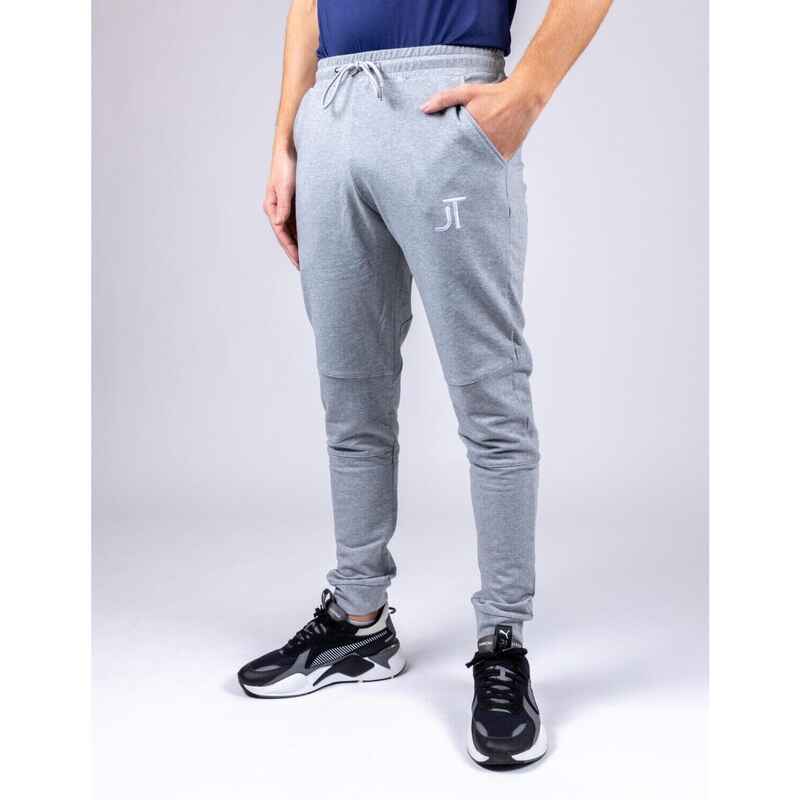 Lange Sporthose Core Fitness / Running Herren | Grau| mit elastischem Band