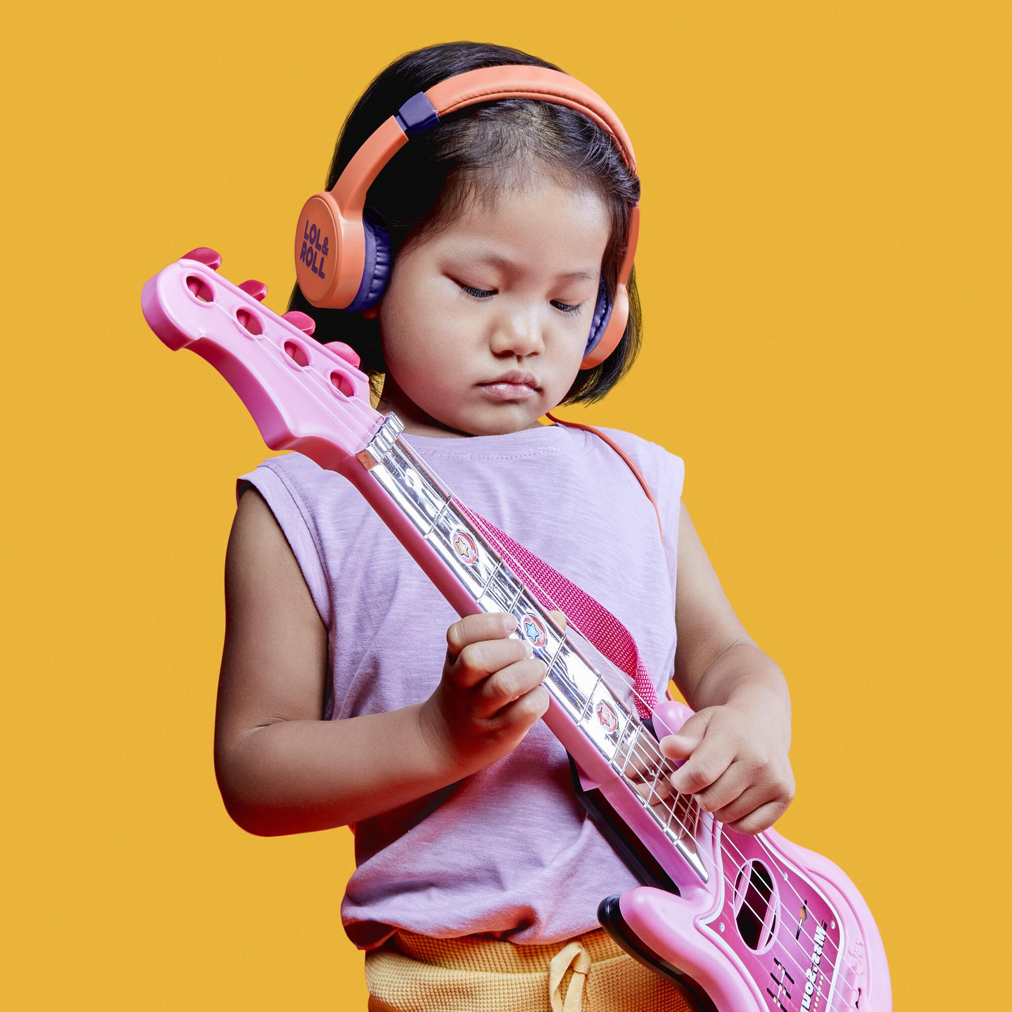 Auscultadores para crianças Energy Sistem Lol&Roll Pop Kids  Orange 5/5