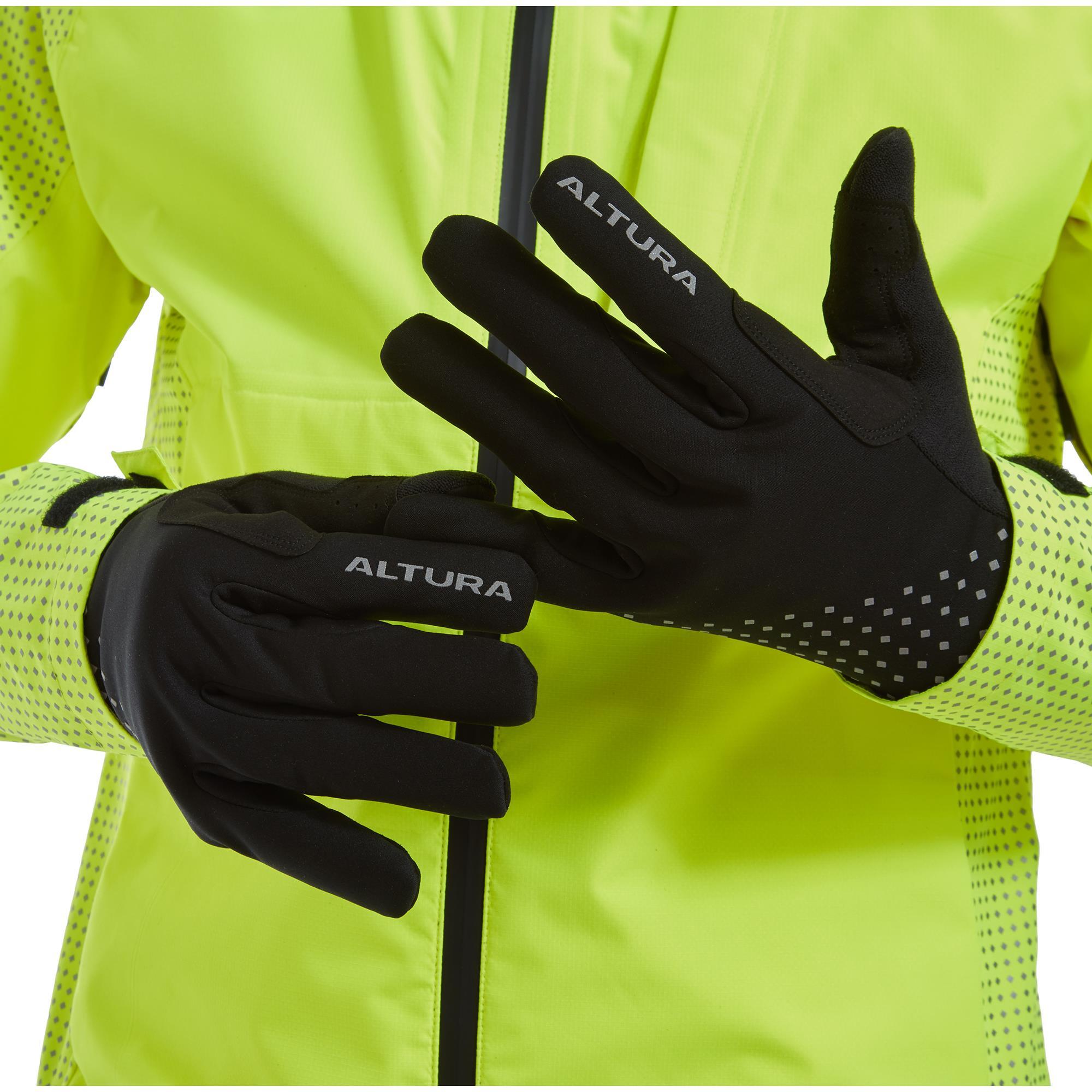 Nightvision Unisex Waterproof Insulated Cycling Gloves 3/6