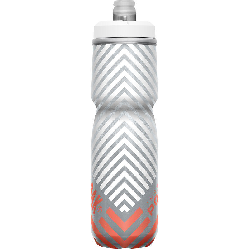 Bidon Camelbak Podium Chill Outdoor - Coral Stripe, 24OZ