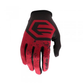 Luvas BMX Adulto Evolve Splatter Vermelho