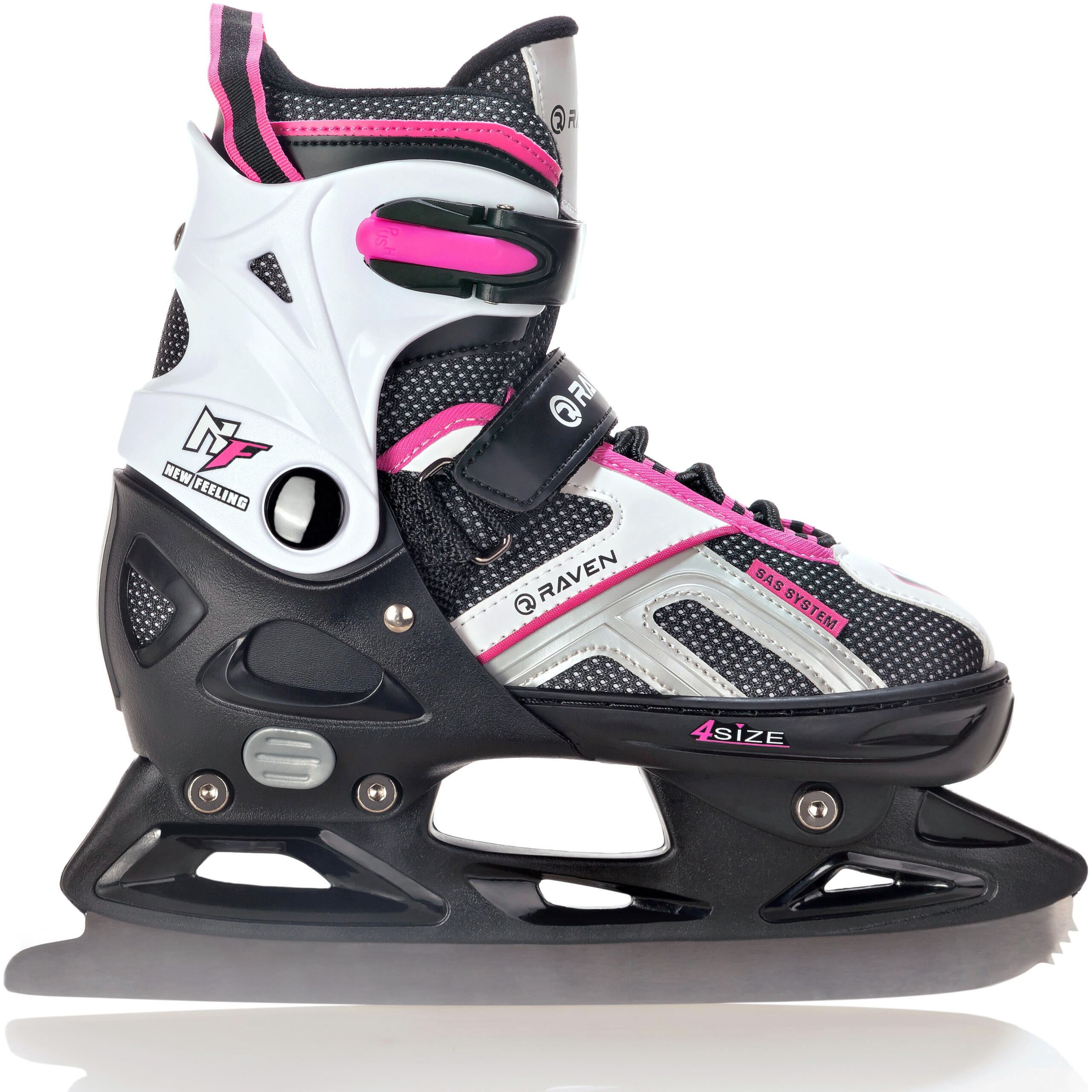 Patines Ajustables 2en1 Pulse Negro/Rosa 3/5