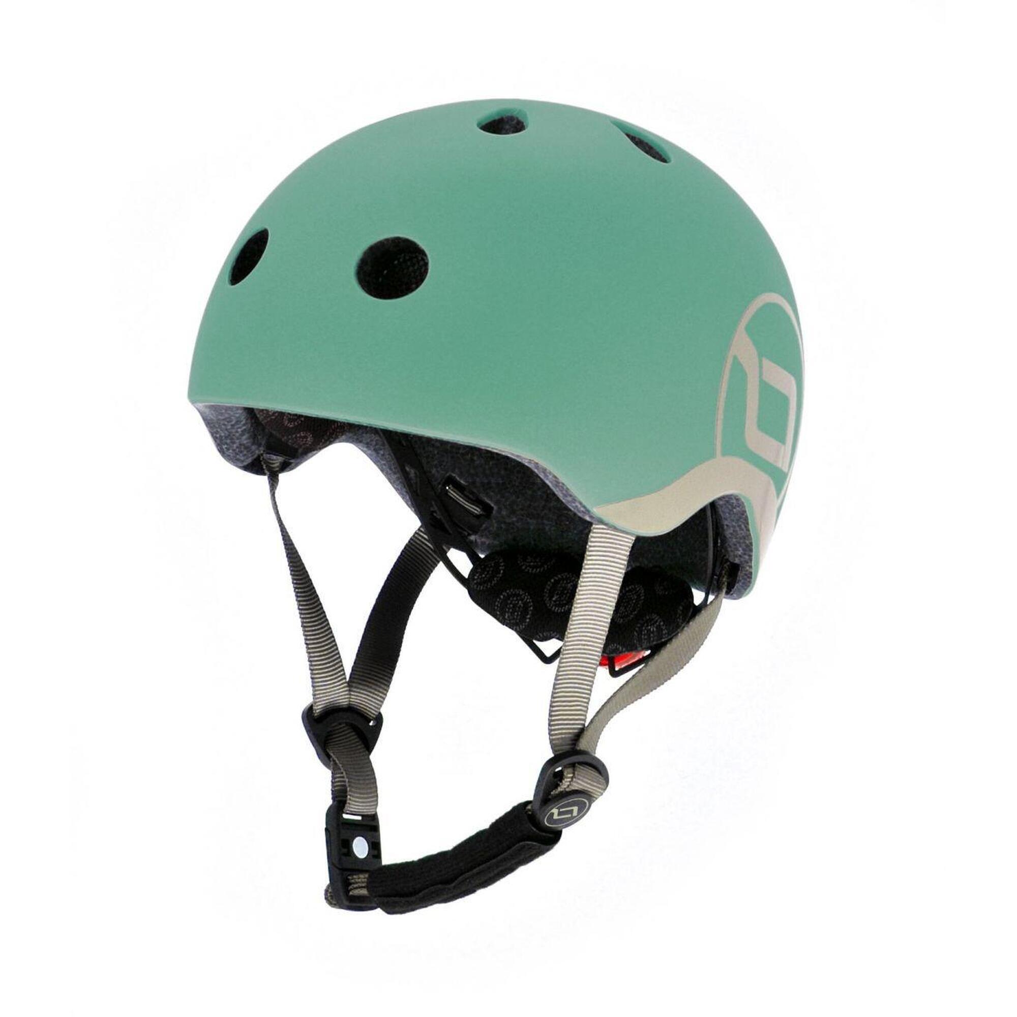 Kask dla dzieci Scootandride XXS-S dla dzieci 1-5 lat Forest
