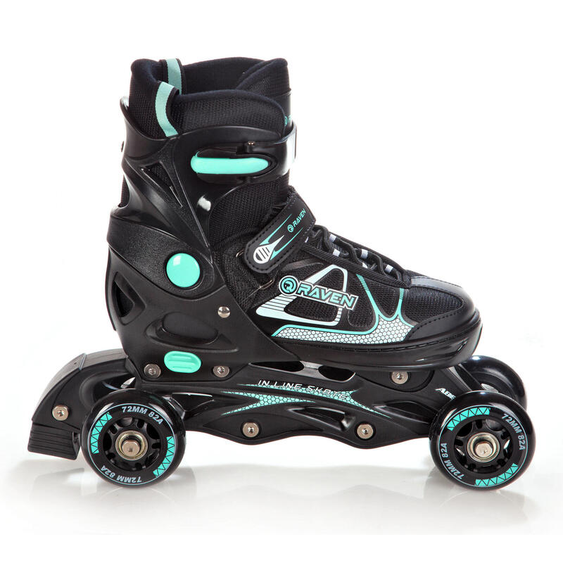 Raven Spirit 4-in-1 patins à roulettes ajustables