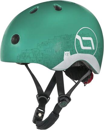 Casque enfant Scoot and Ride Forest réfléchissant, magnétique