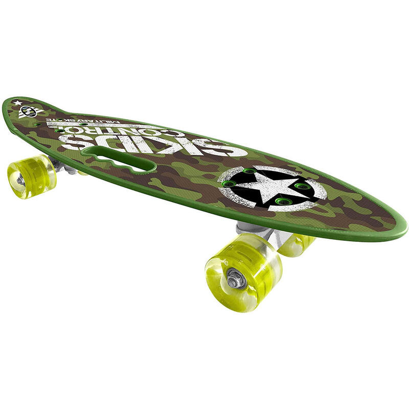 Skateboard Skids Control 24x7 Pulgadas Verde Militar