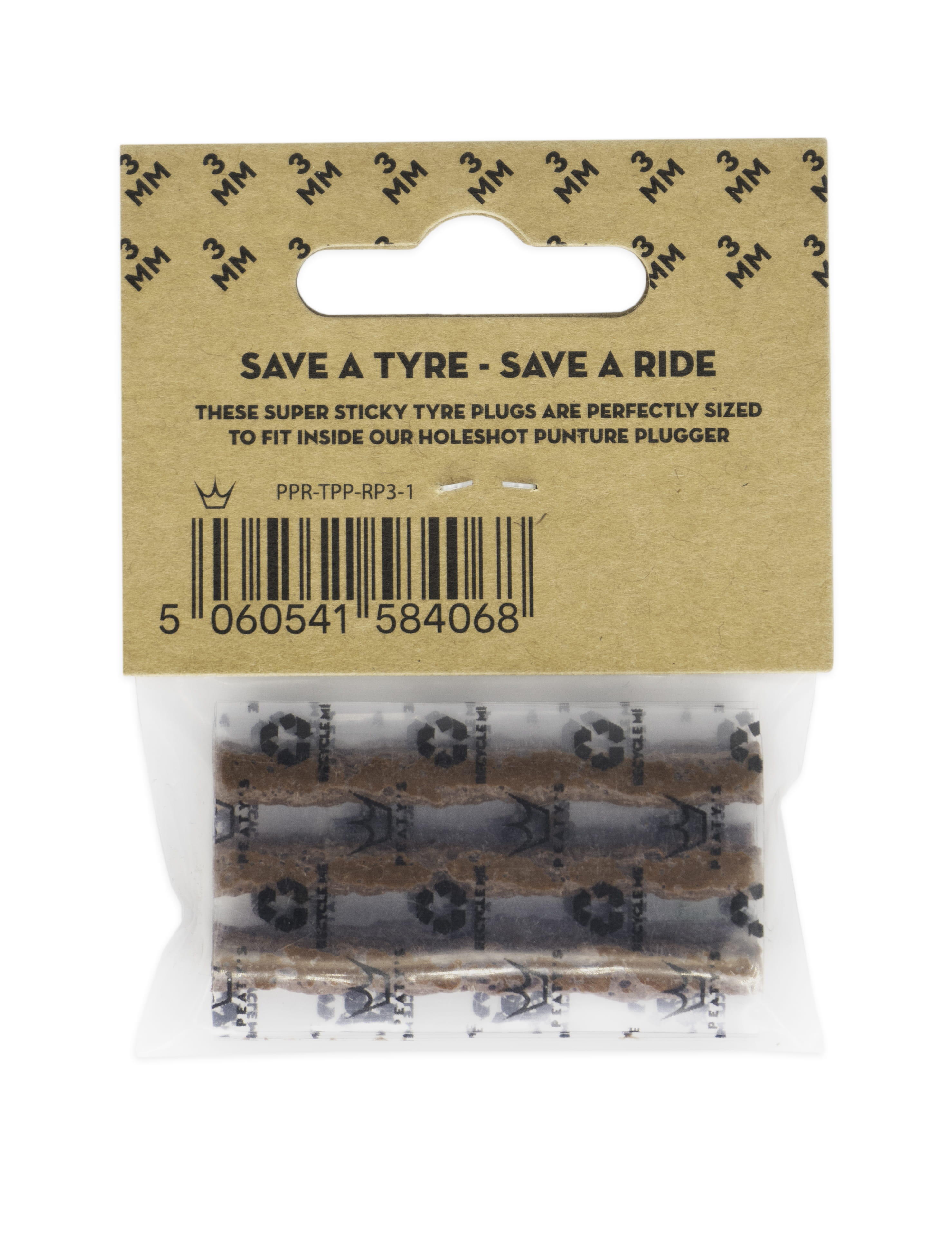 Holeshot Tubeless Puncture Plugger Refill Pack (6 x 3 mm) 2/3