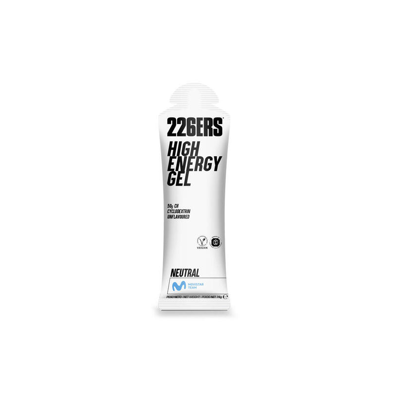 Gel Energético HIGH ENERGY GEL 76G - Sabor Grosella Negra BCAA 8:1:1 - 226ERS