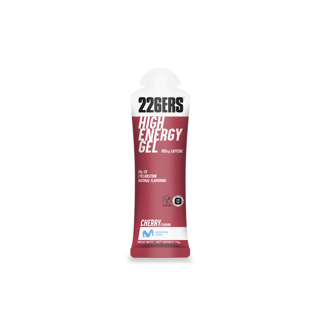 Gel energizant high energy gel - aroma cafea cirese - 76g