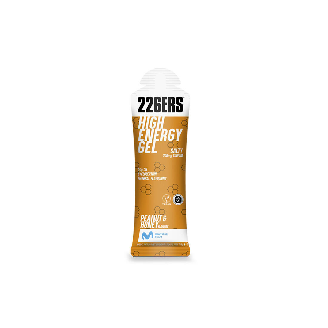 Gel energie - High Energy Gel - alune sarate | miere - 76g