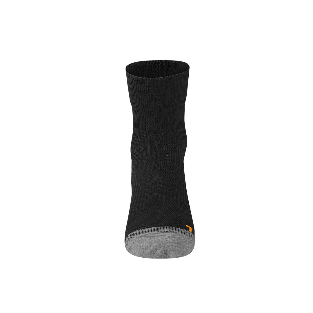 Technische sokken volwassen bergrennen fitness multisport gemiddeld zwarte 4/6
