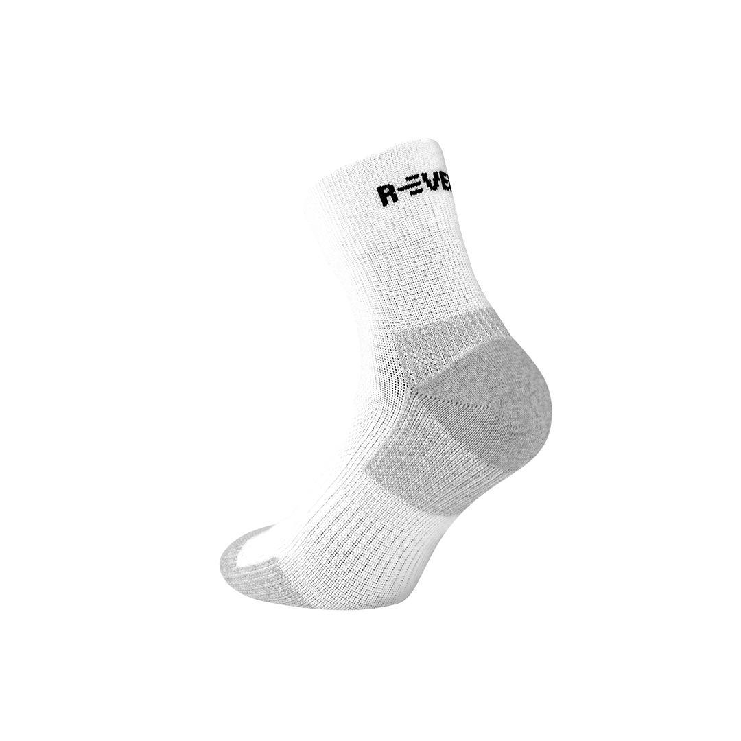 Technical Adult Socks – Short, White, for Mountain, Running, Fitness. 2/6