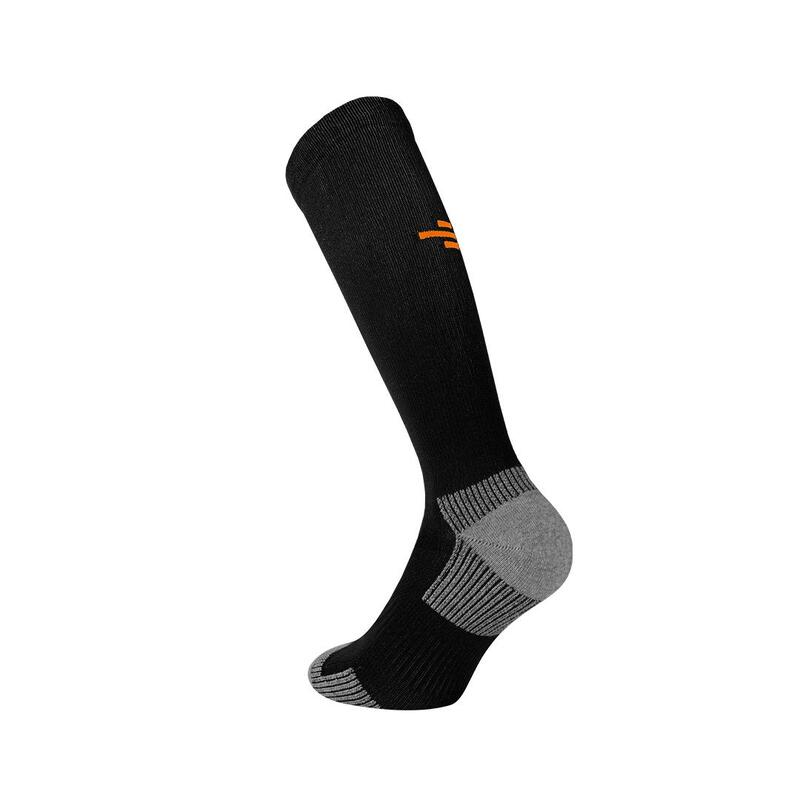 Technische Socken für Erwachsene, Berglauf, Fitness, Multisport, lang schwarze