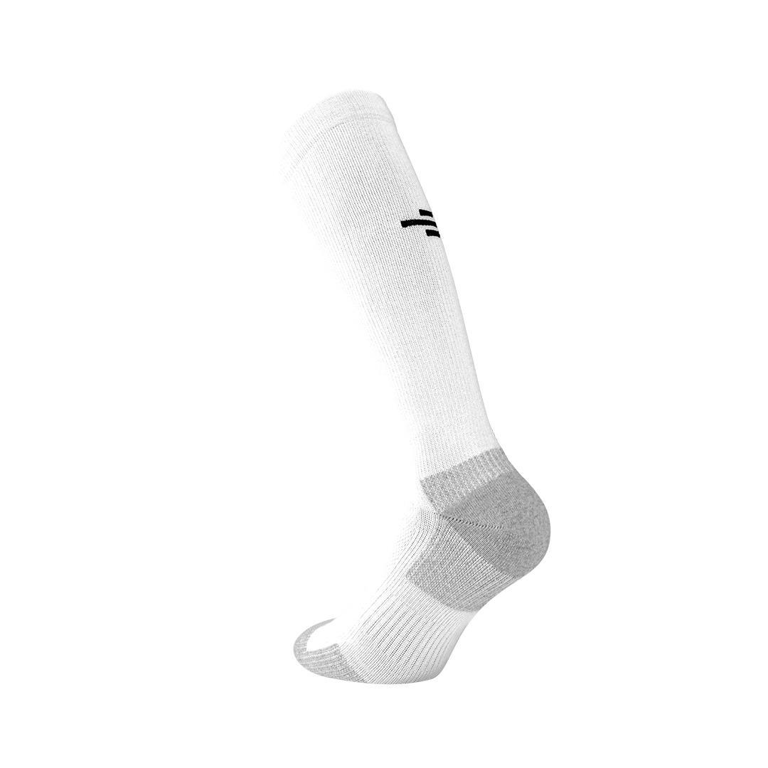Chaussettes techniques adulte course montagne fitness multisport long blanche 2/6