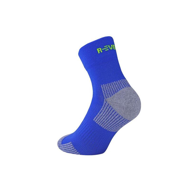 Chaussettes techniques adulte course montagne fitness multisport moyen gris