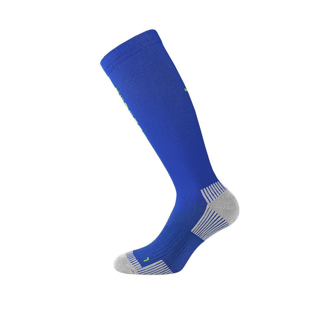 Calcetines técnicos adulto montaña running fitness multideporte largo gris 3/6