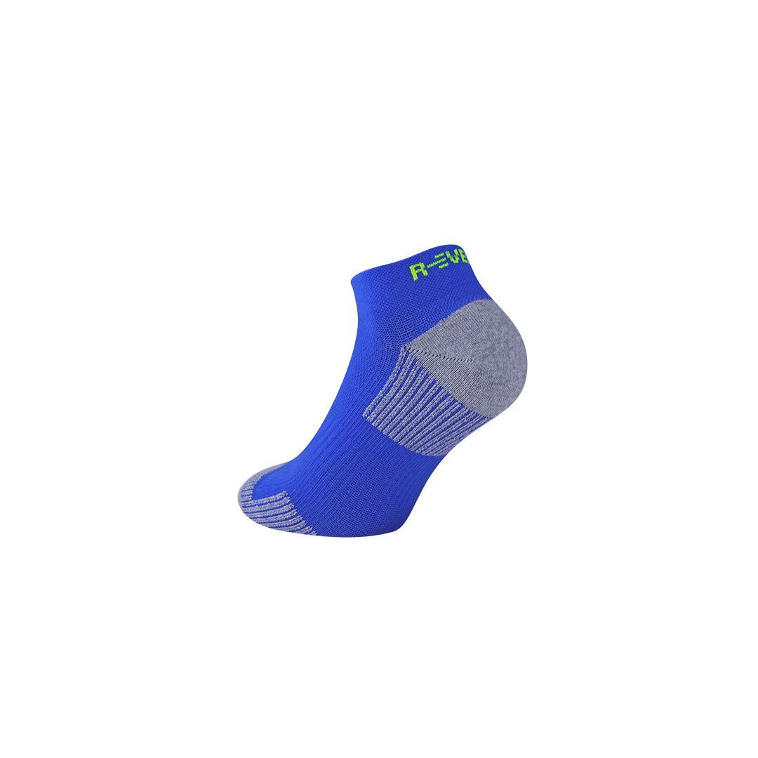 Calcetines técnicos adulto montaña running fitness multideporte cortos gris 2/6