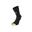 Technische Socken Erwachsene atmungsaktive Verstärkungen Padel-Tennis, schwarze