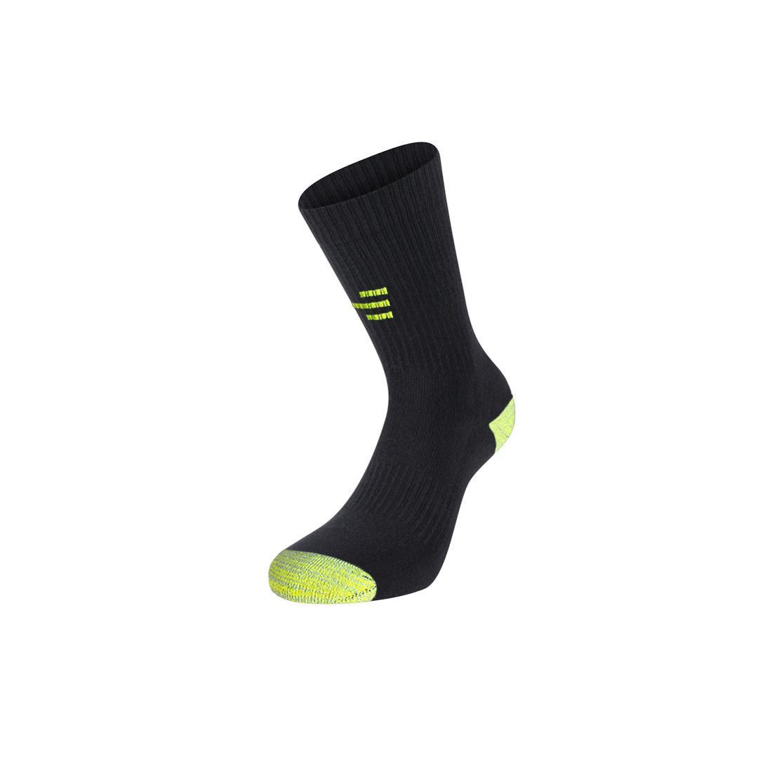 R-evenge - Chaussettes Techniques Adulte Respirantes Avec Renforts Padel Tennis Medium Noir - Chaussettes - Jaune|noir - 39/42 - Decathlon