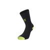 Chaussettes techniques adulte respirantes avec renforts padel tennis medium noir