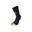 Technické ponožky pro padel, tenis a squash, modré s karbonovým vláknem.