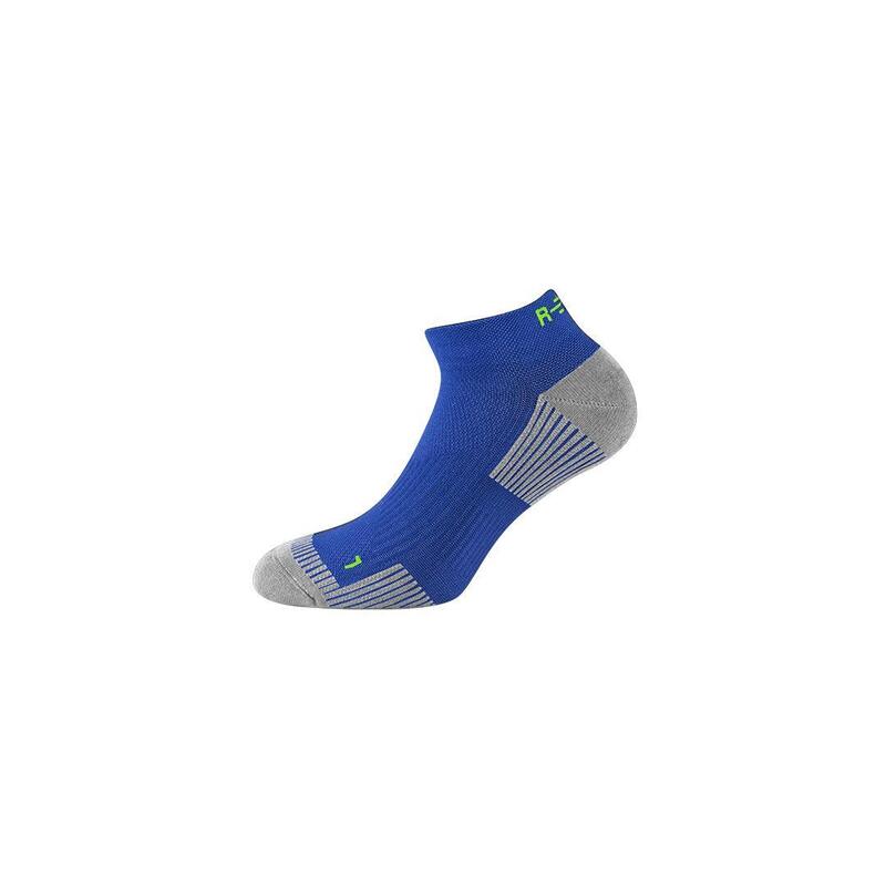 Chaussettes techniques adulte course montagne fitness multisport courtes gris