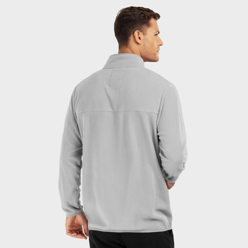 Pull polaire fin homme Sports d'hiver Limestone Gris Nacré