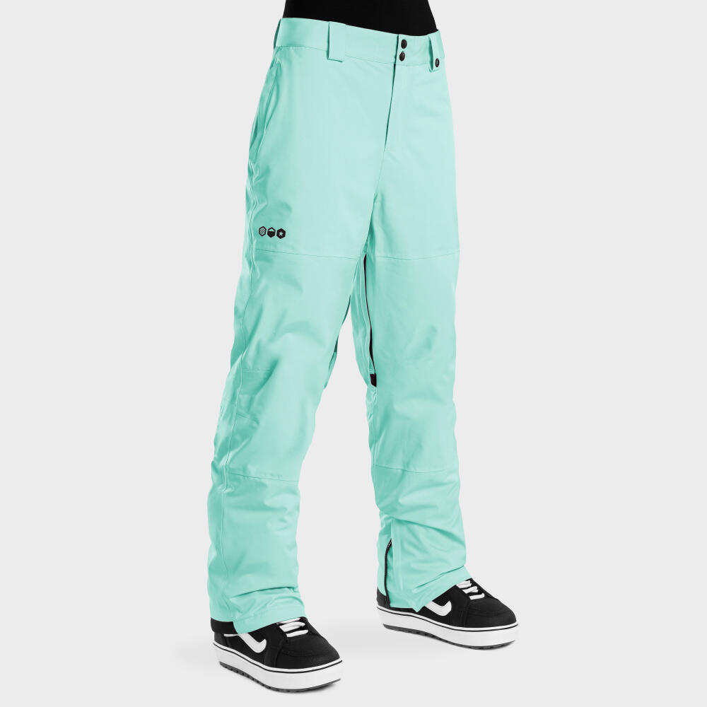 Women's winter sports pants SIROKO Glacier-W Turquoise