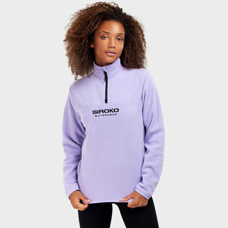 Pull polaire épais femme Sports d'hiver Aurora-W Lavande