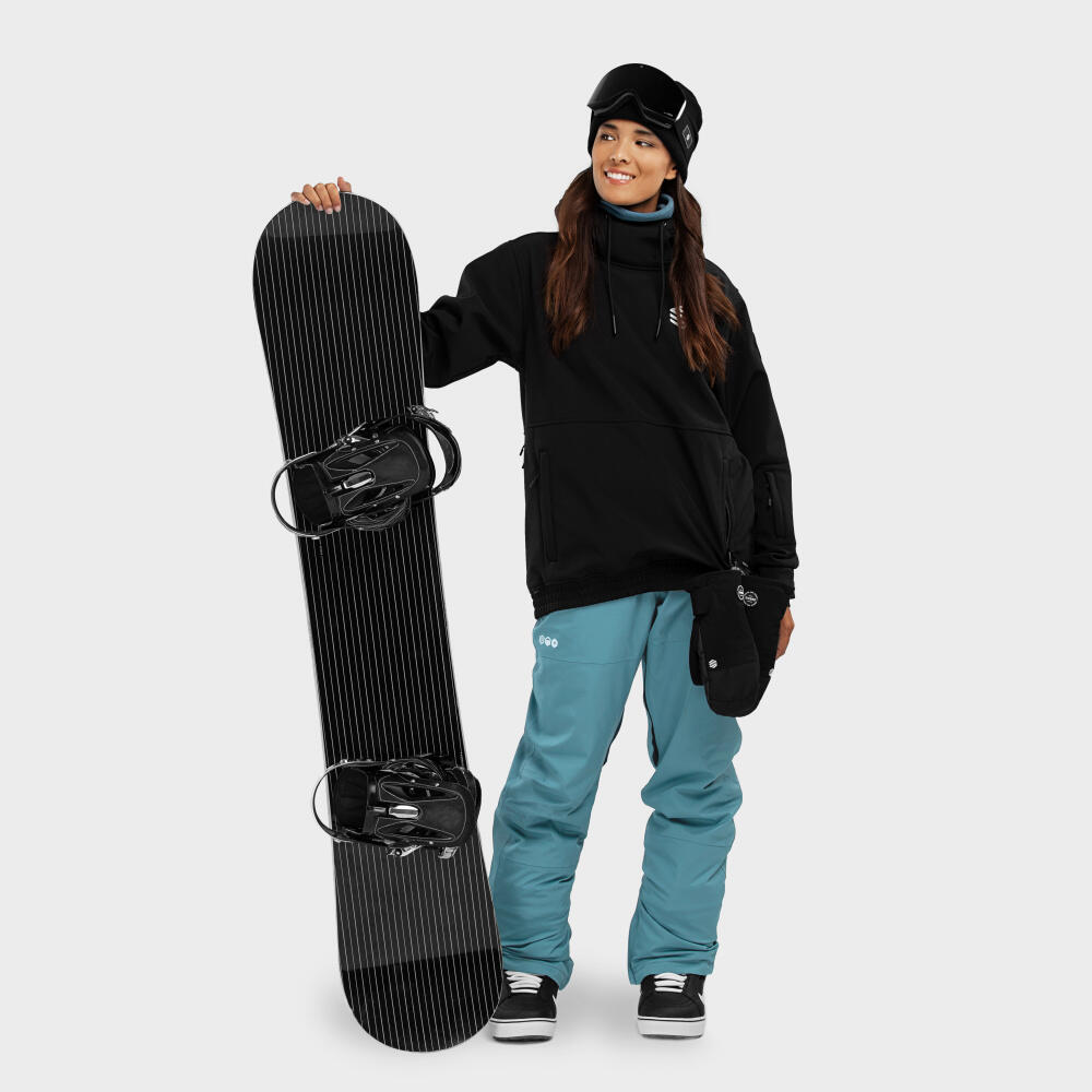 SIROKO Pantaloni sportivi invernali da donna Slope-W Blu acciaio