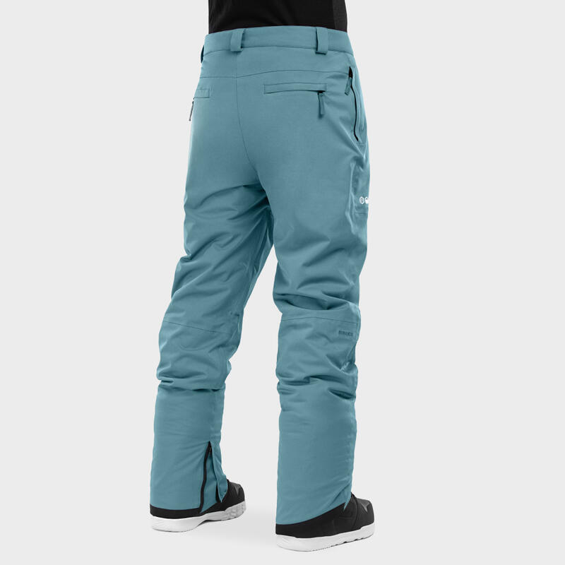 Broek Wintersport SIROKO Slope Staalblauw Heren