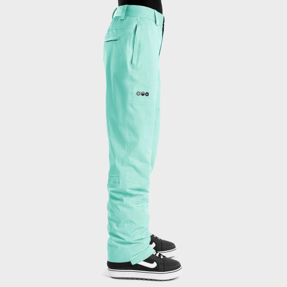 Women's winter sports pants SIROKO Glacier-W Turquoise