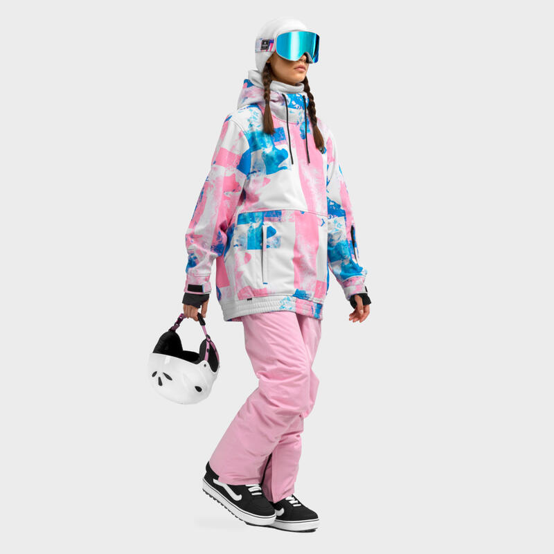Pantalones de esquí rosas mujeres Vintage Pantalones de esquí Babero de  esquí Chica Snowboard Nieve mujer S Ropa de esquí en nieve Retro Deporte  Ropa de vacaciones de invierno -  México