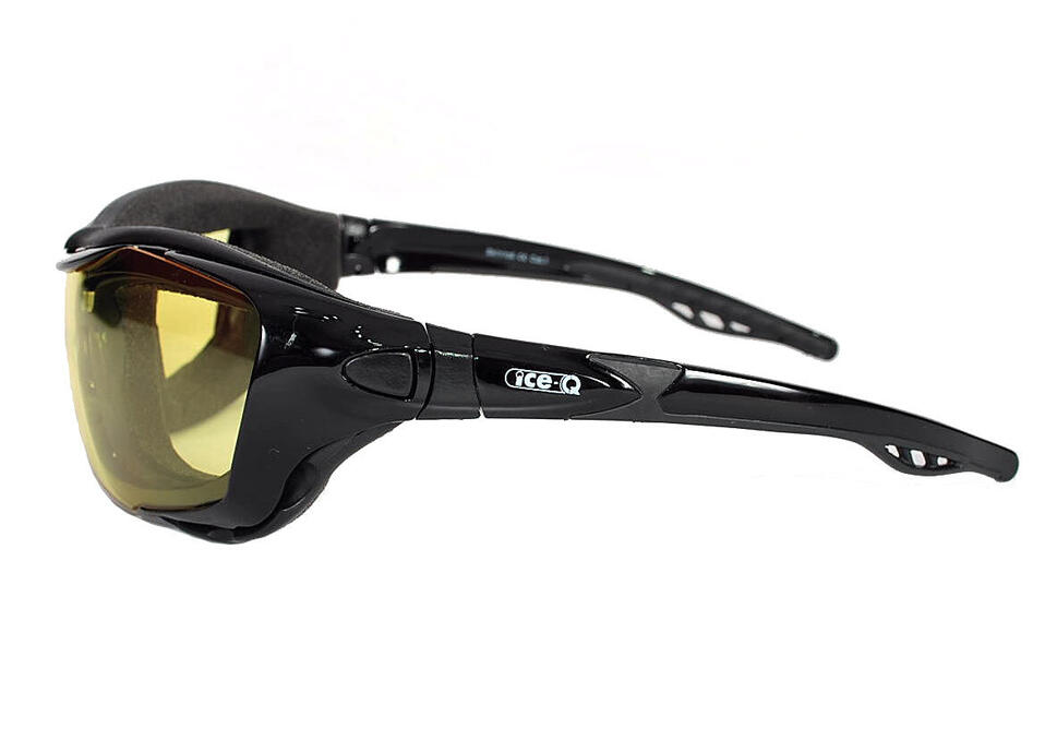 Okulary narciarskie Ice-Q Ski'N'Roll-3 Yellow Clear S1/Blue Revo S3
