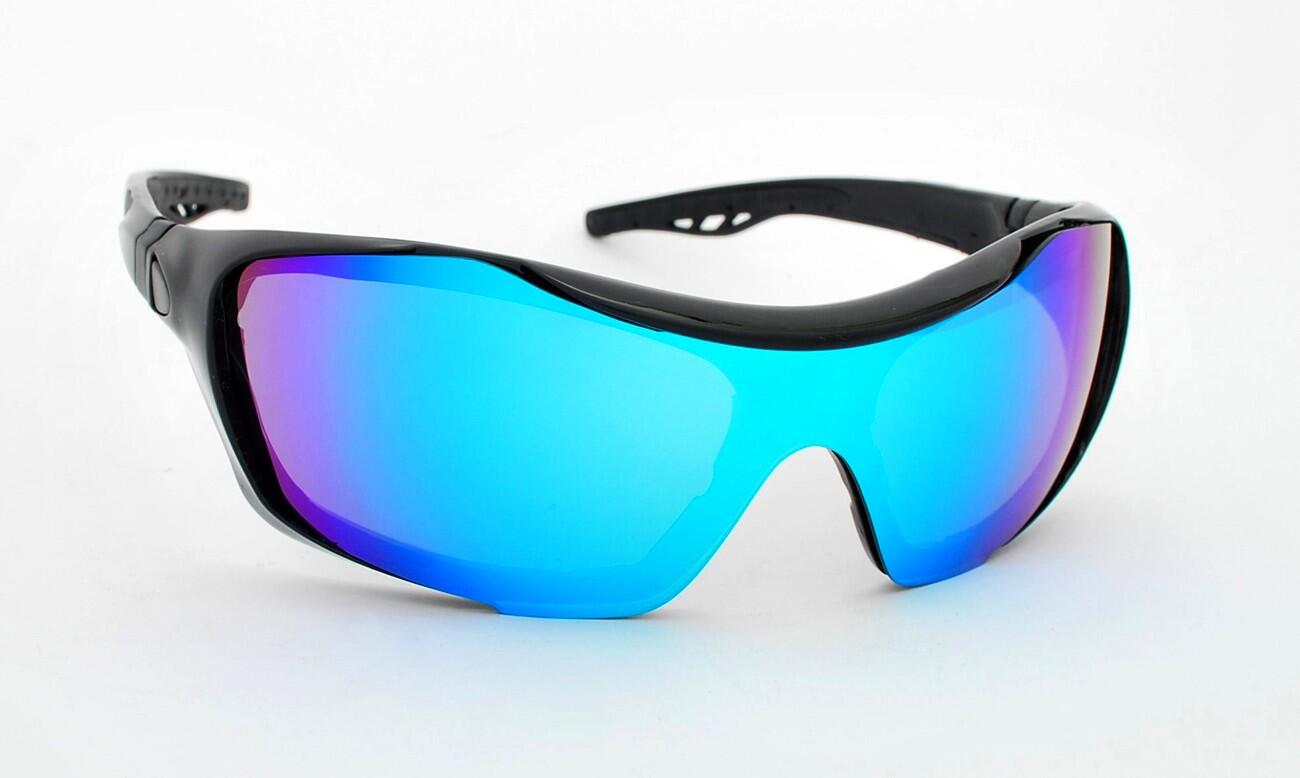 Okulary narciarskie Ice-Q Ski'N'Roll-3 Yellow Clear S1/Blue Revo S3 4/7