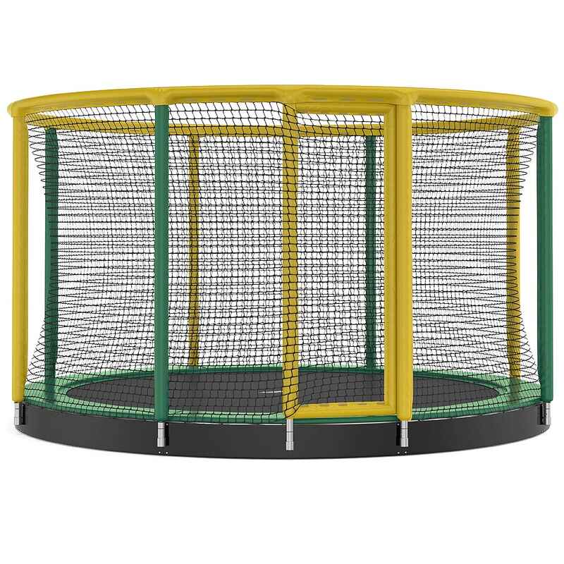 Akrobat Trampolin Gallus Inground, ø 366 cm , Grün-Gelb